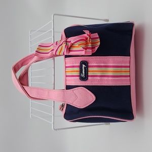 Tommy Hilfiger Mini Barrel Navy & Pink Small Purse